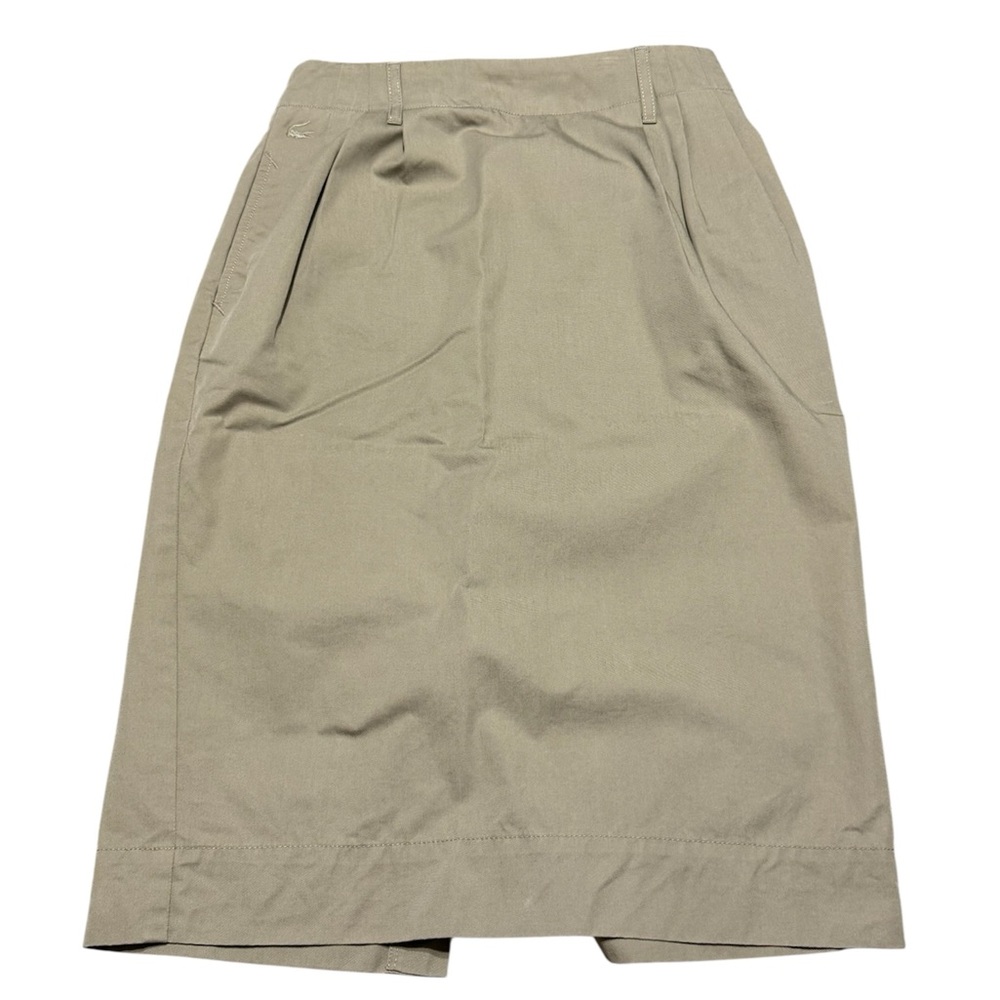 Vintage Lacoste Khaki Pencil Skirt